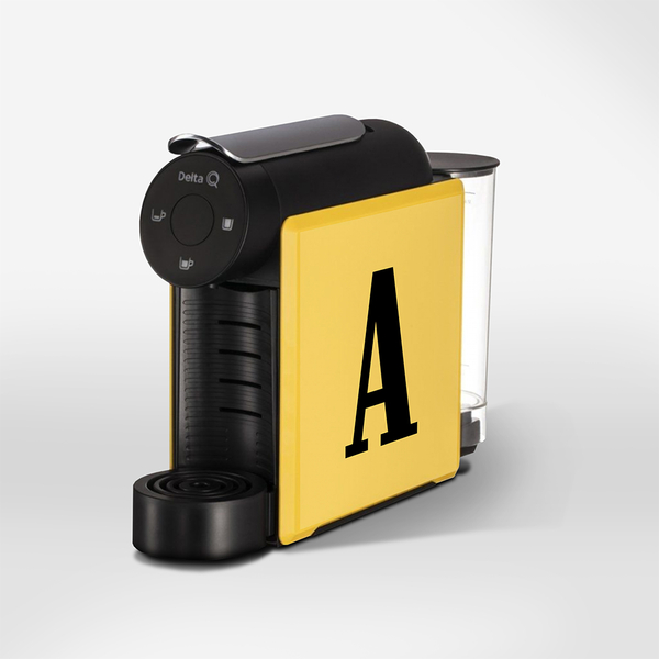 Vinilo Letra A Amarilla