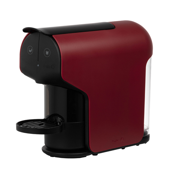Lado derecho de la cafetera Quick Roja