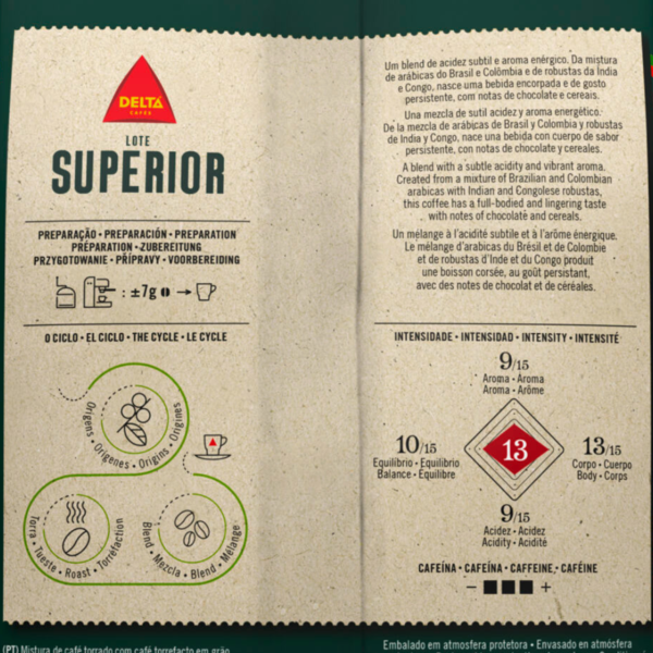 Delta Café Lote Superior Grano 1KG