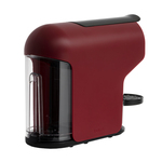 Parte de atrás de la cafetera Quick Roja